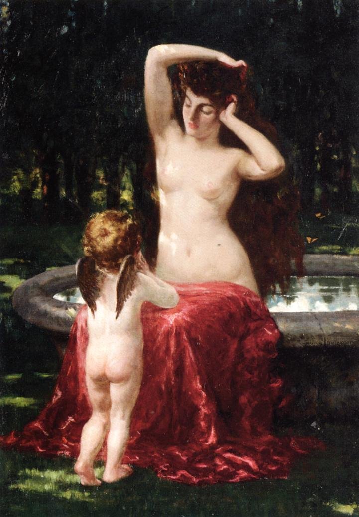 Toilette sylvestre - James Carroll Beckwith