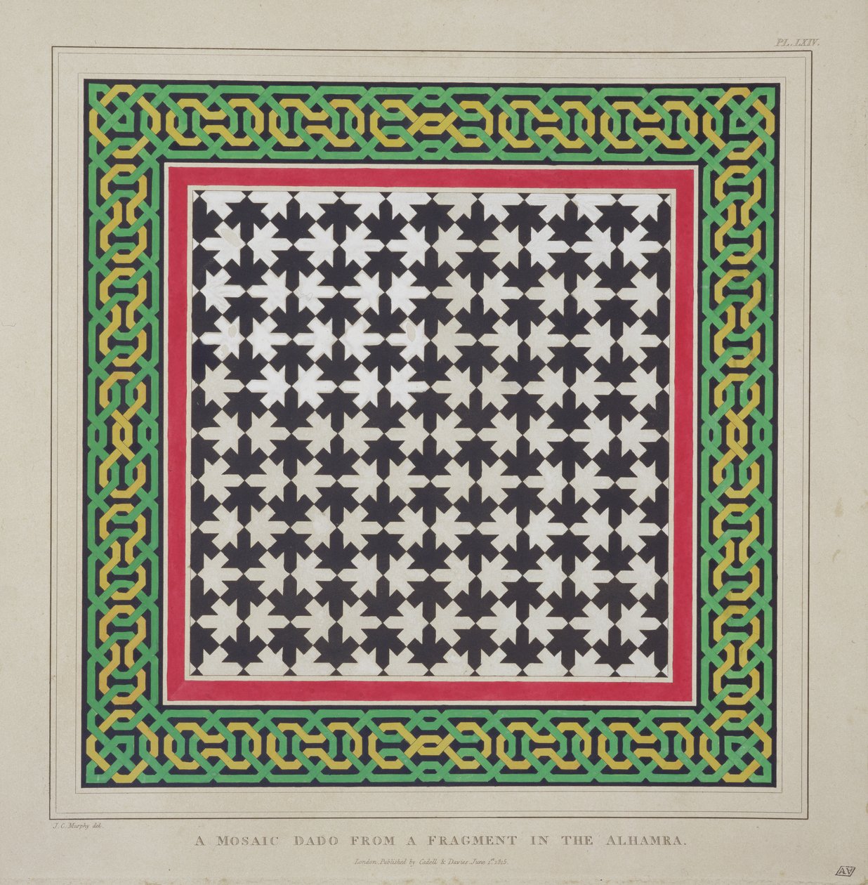 Dado en mosaïque d