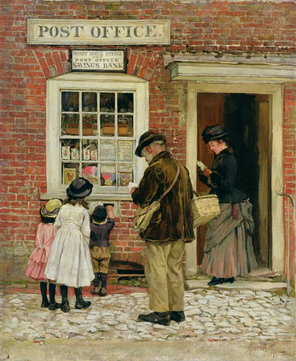 La boutique du village, 1887 - James Charles