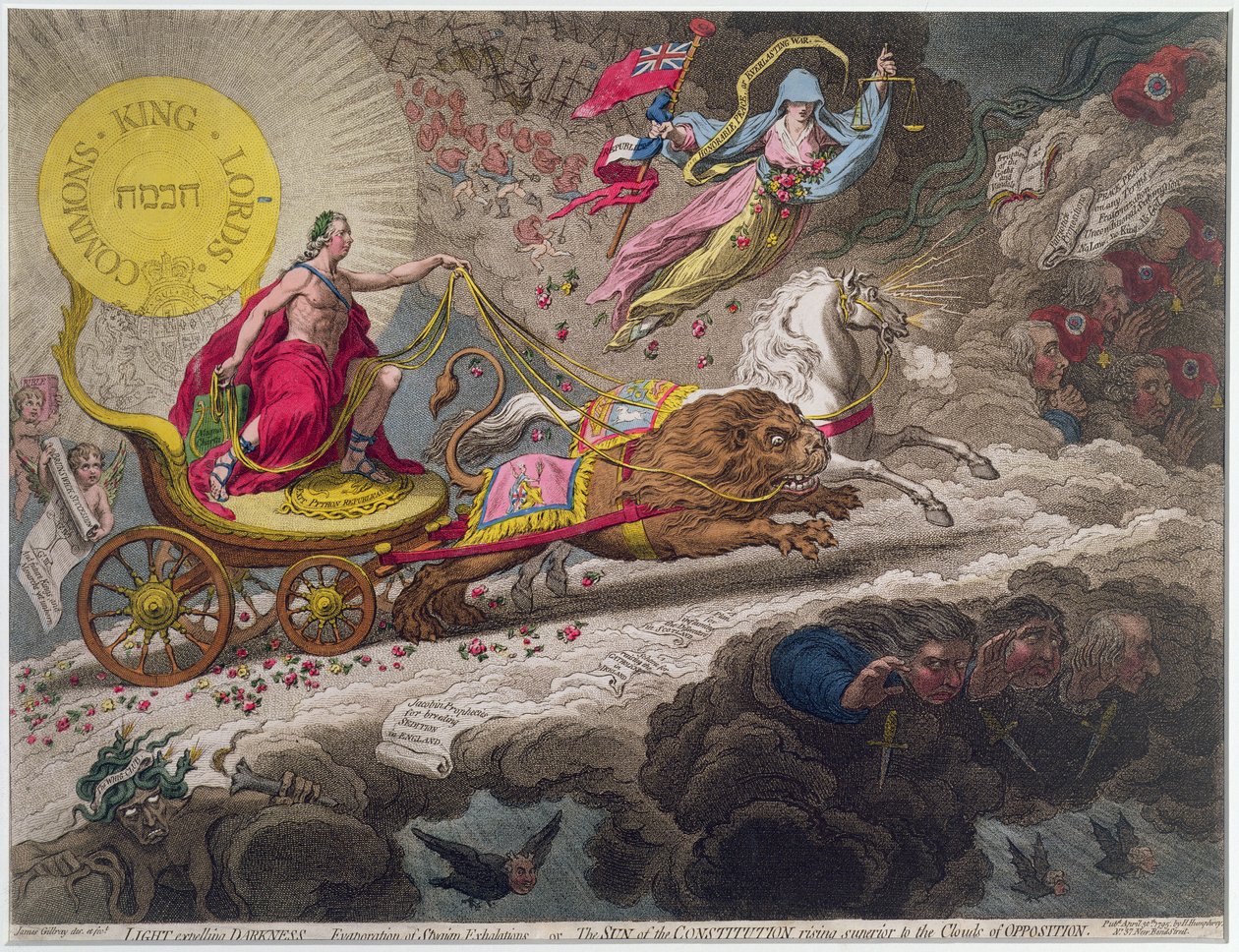 La lumière chassant les ténèbres - Évaporation des exhalations stygiennes, ou Le soleil de la Constitution s