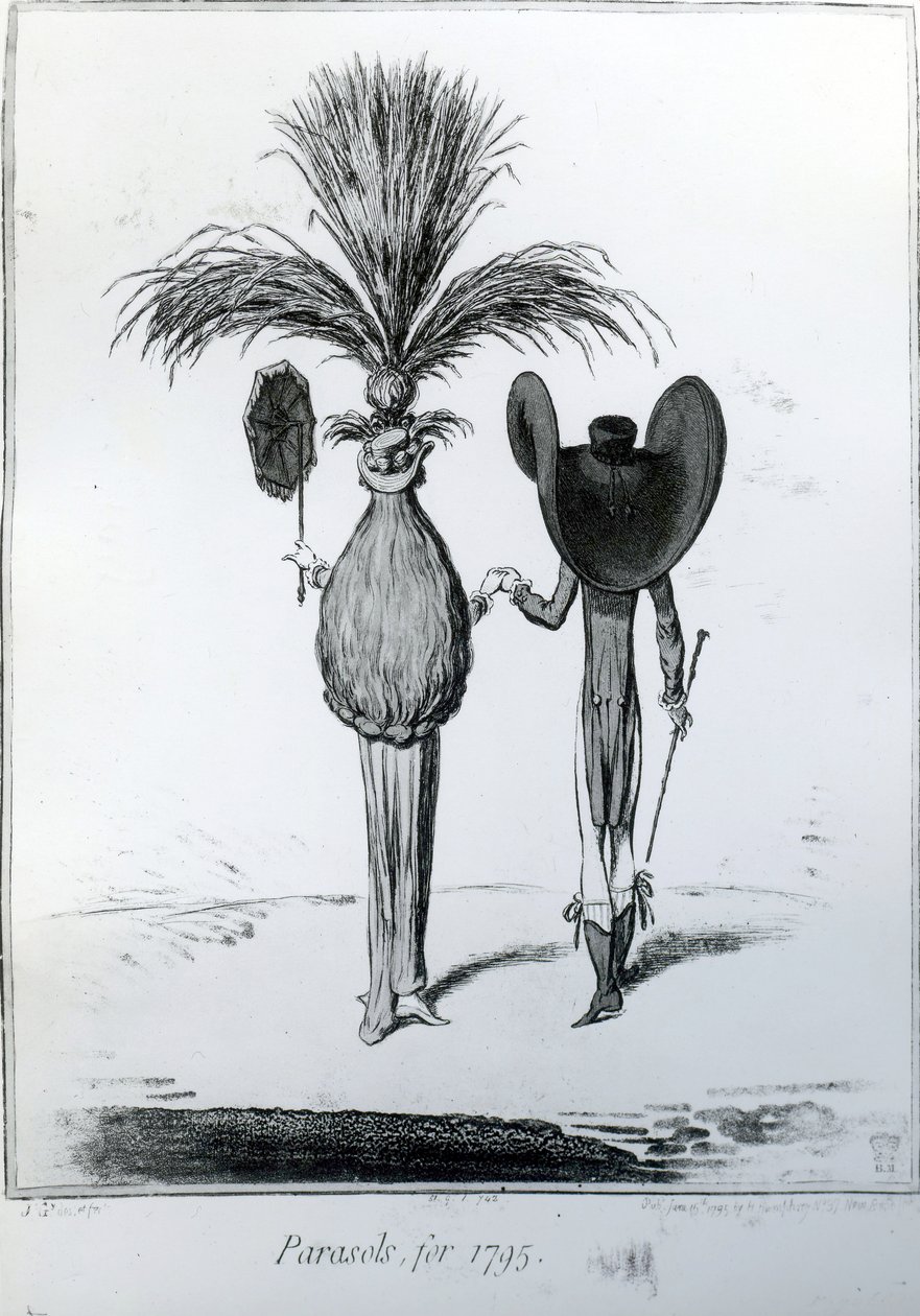 Parasols, 1795 - James Gillray