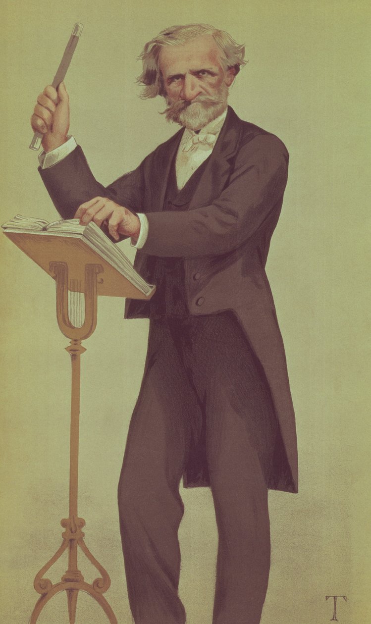 Giuseppe Verdi (caricature) - James Jacques Joseph Tissot