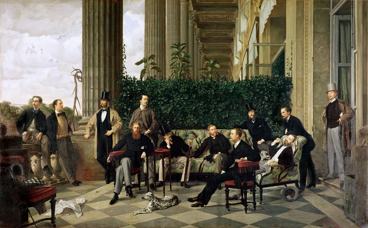 Le Cercle de la Rue Royale, Paris, 1868 - James Jacques Joseph Tissot