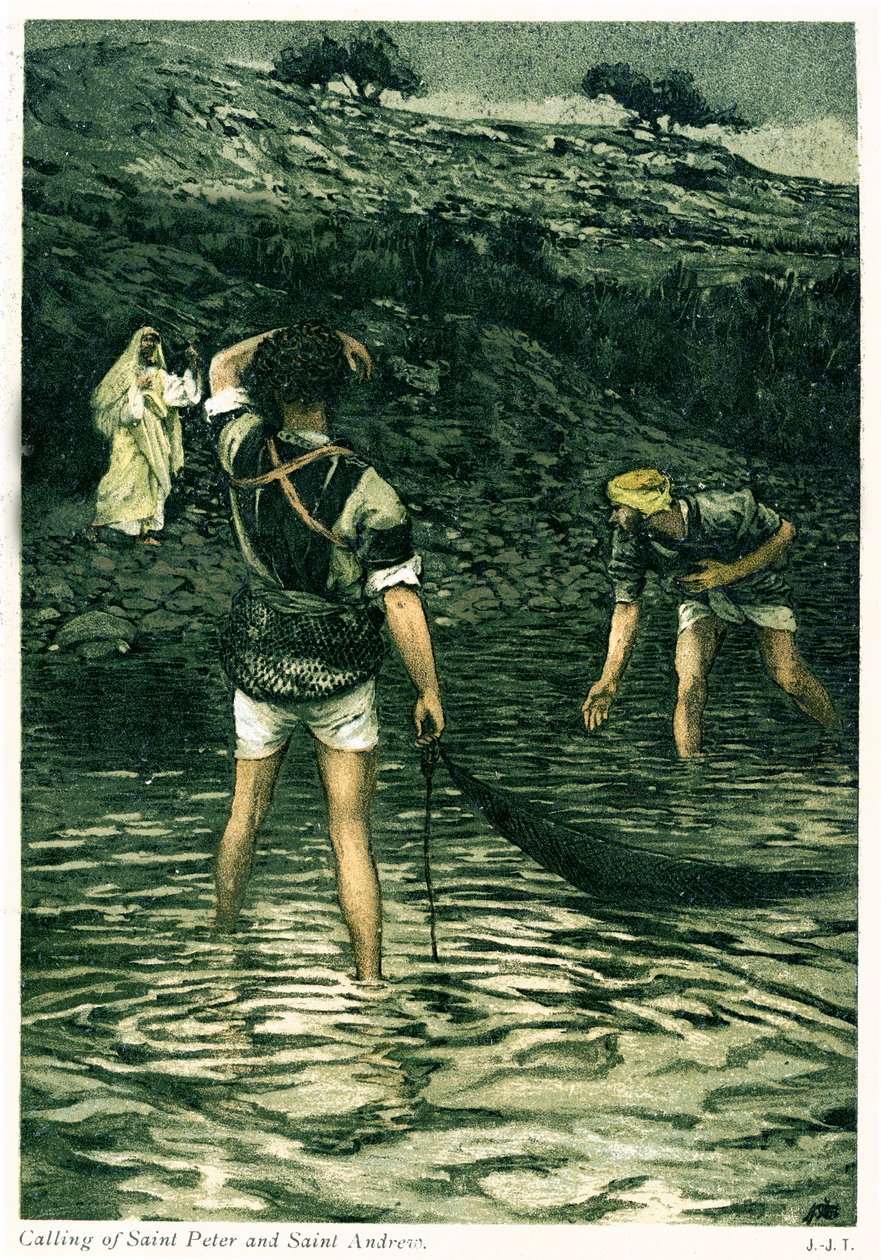 Appel de Saint Pierre et Saint André - Bible - James Jacques Joseph after Tissot