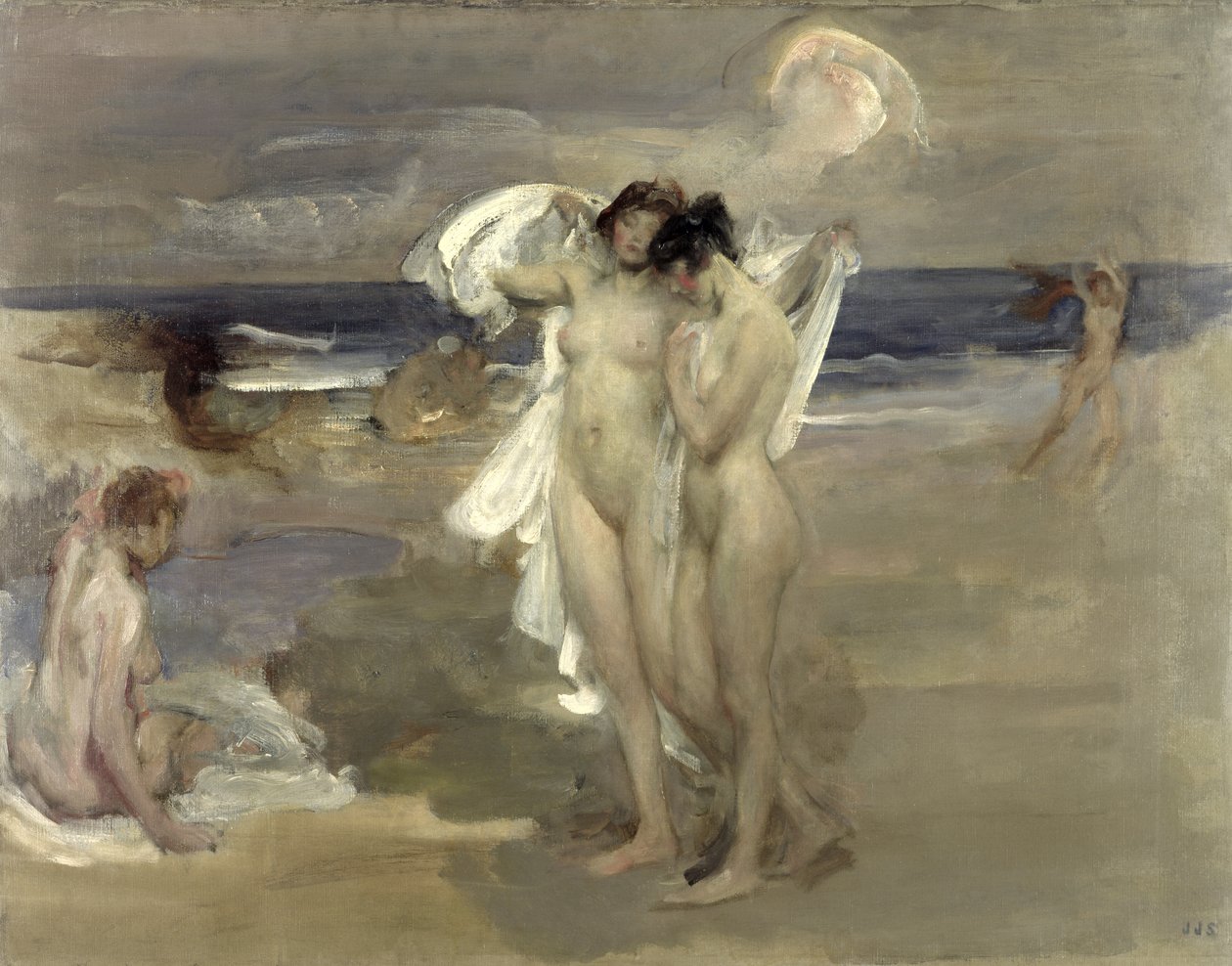 Les Baigneurs - James Jebusa Shannon