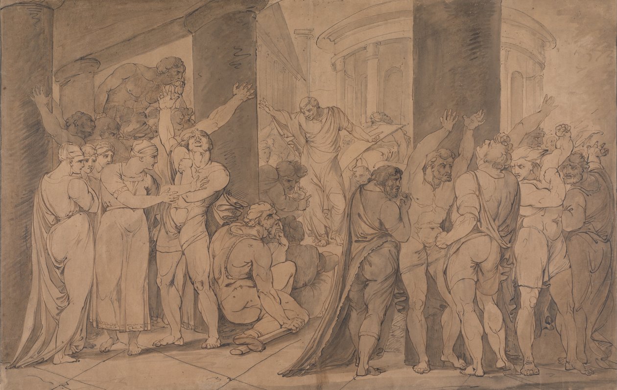 Le Corps de Lucrèce Exposé aux Romains - James Jefferys
