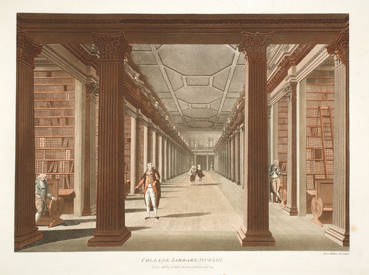 Bibliothèque du Collège, Dublin, 1793 - James Malton
