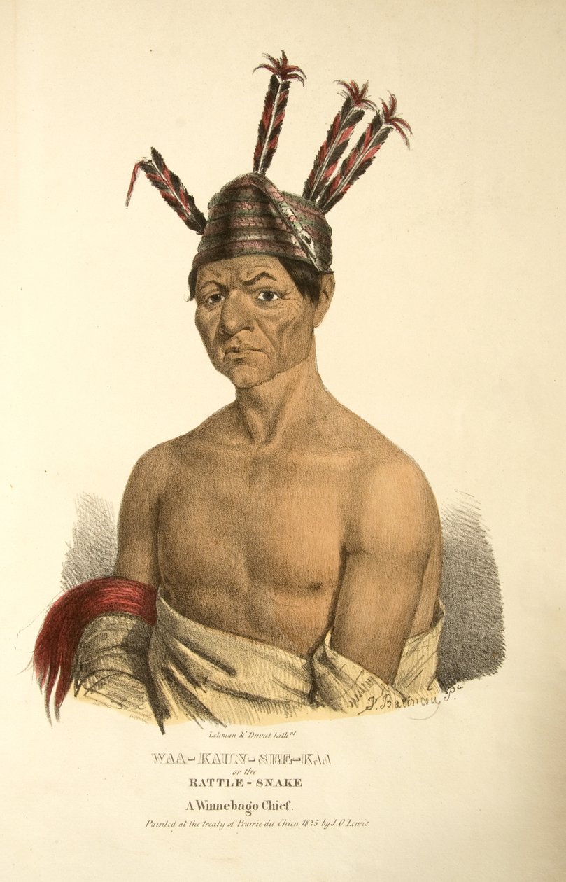 Waa-kaun-see-ka ou le Serpent à Sonnettes - James Otto Lewis