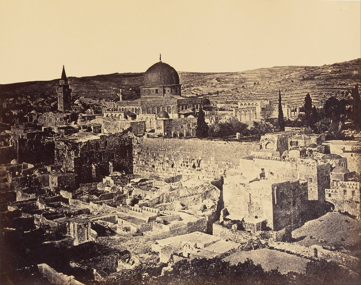 Mont Moriah et la mosquée d