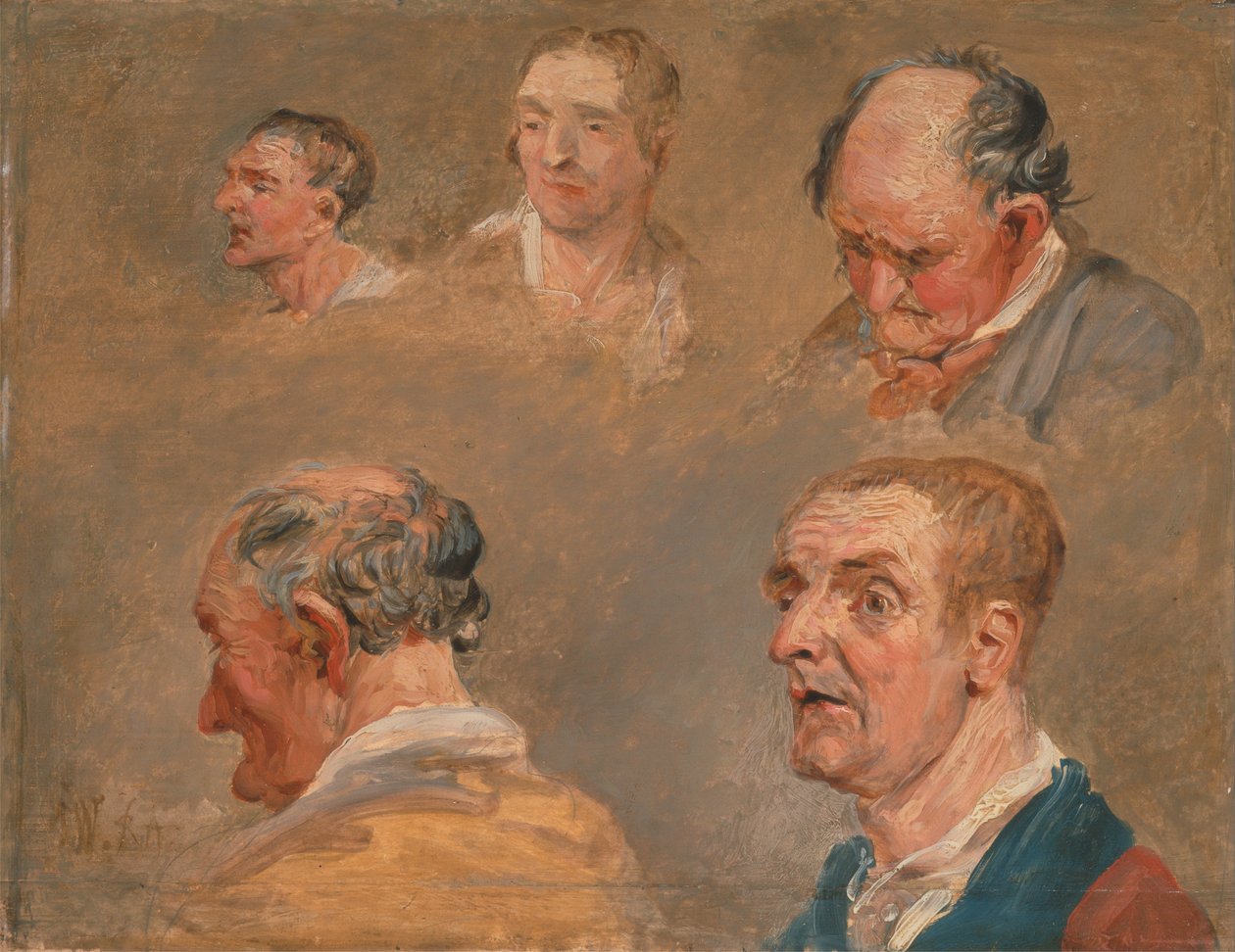 Études de Jacky Turner et du Révérend Charles Hopes Gardener - James Ward