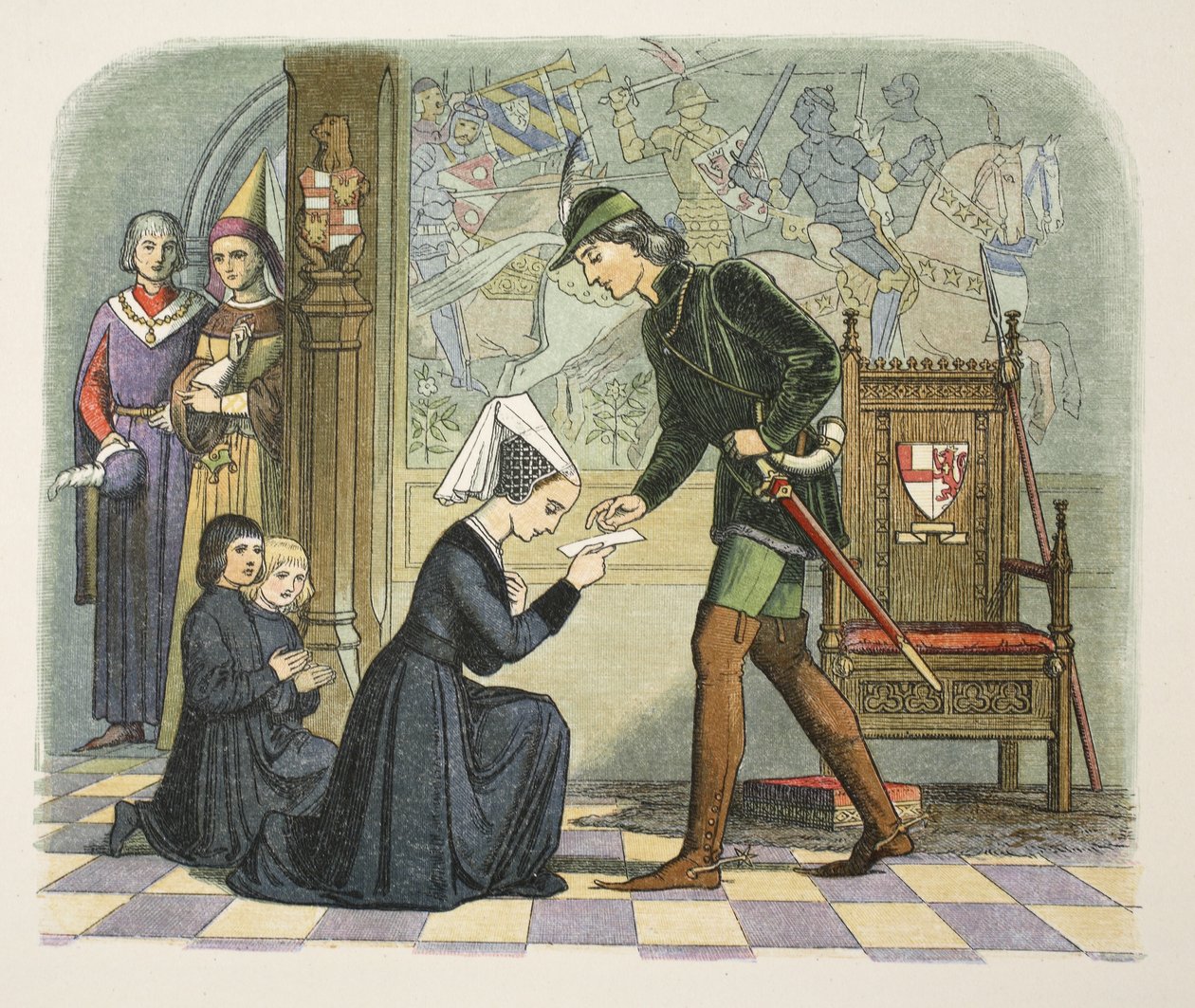 Édouard IV et Lady Elizabeth Grey, 1er mai 1464, de 