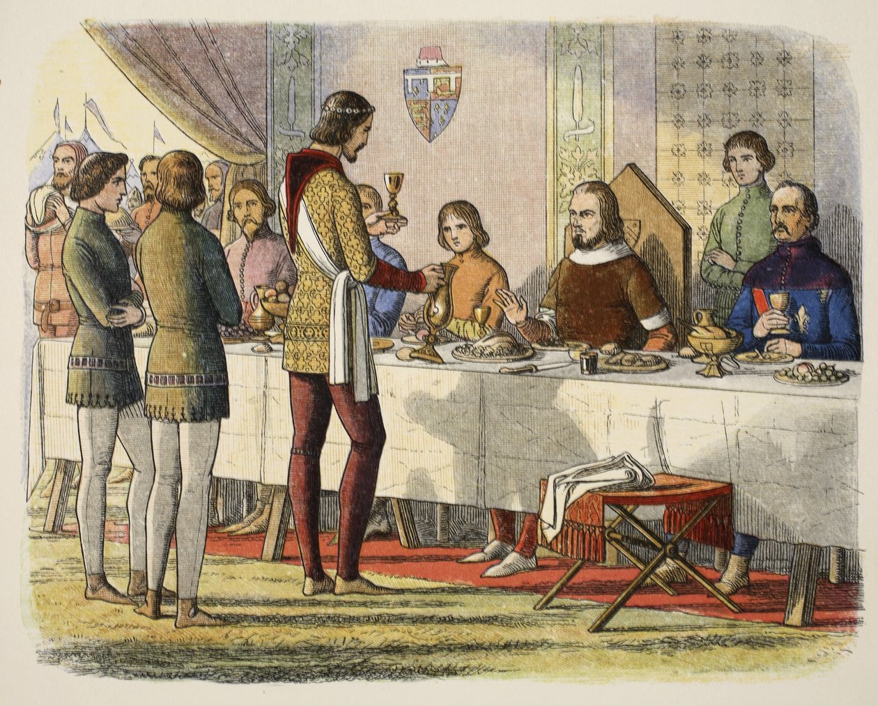 Le Prince Édouard sert Jean d