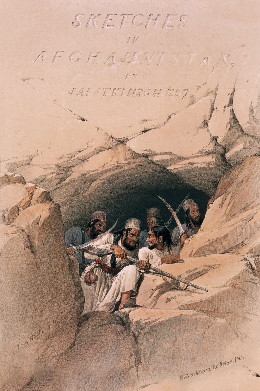Beloochees dans le col de Bolan - James (after) Atkinson