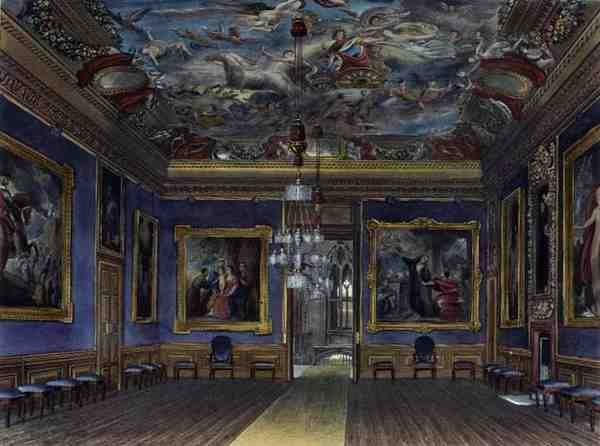 La salle de dessin du roi, château de Windsor, de 