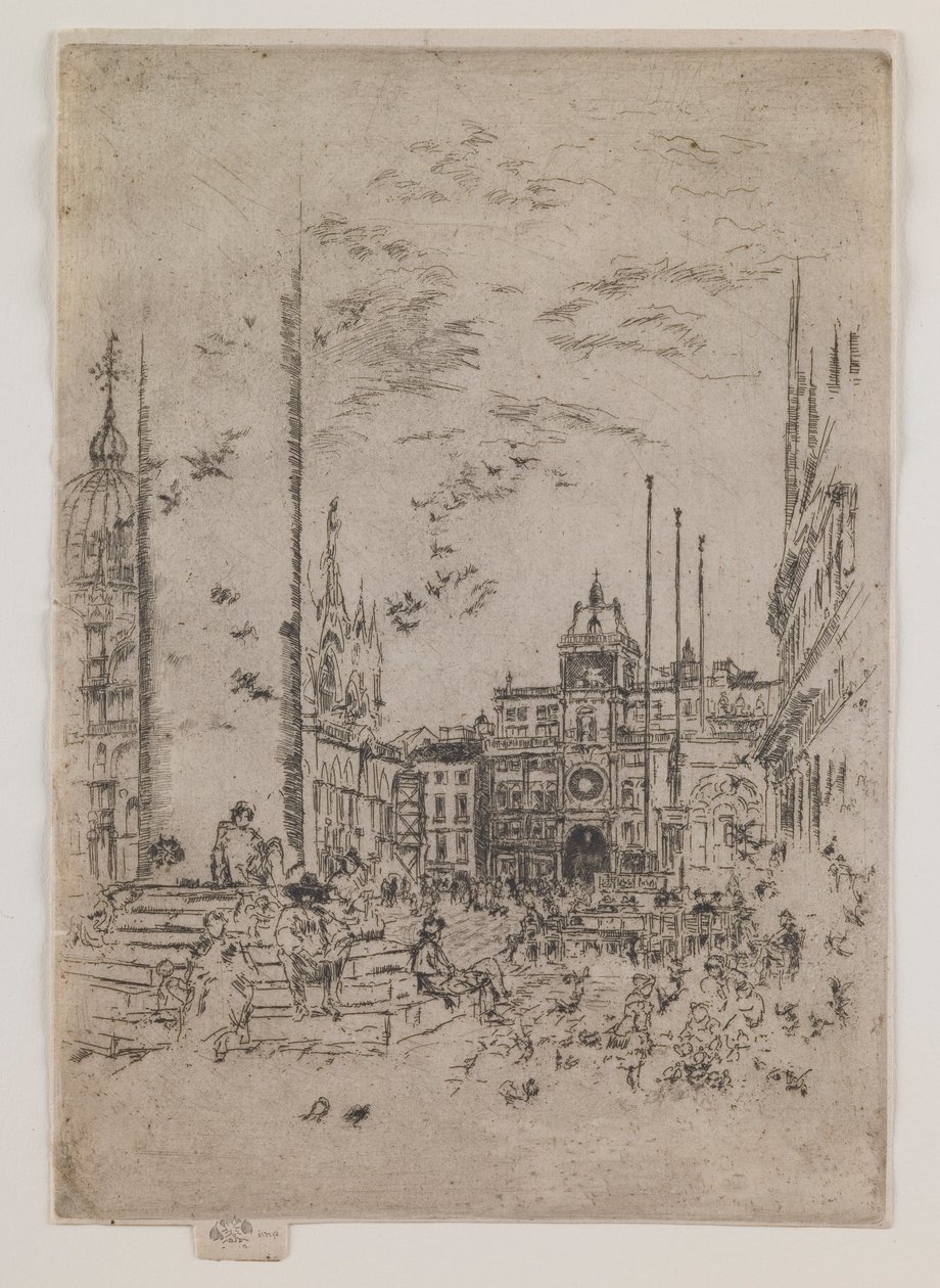 La Piazzetta - James Abbott McNeill Whistler