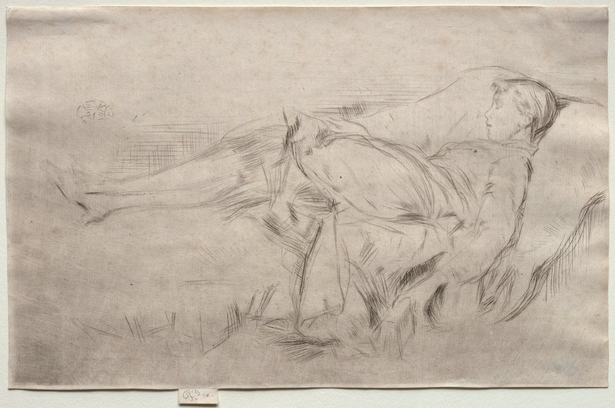 Un enfant sur un canapé, No. 2 - James Abbott McNeill Whistler