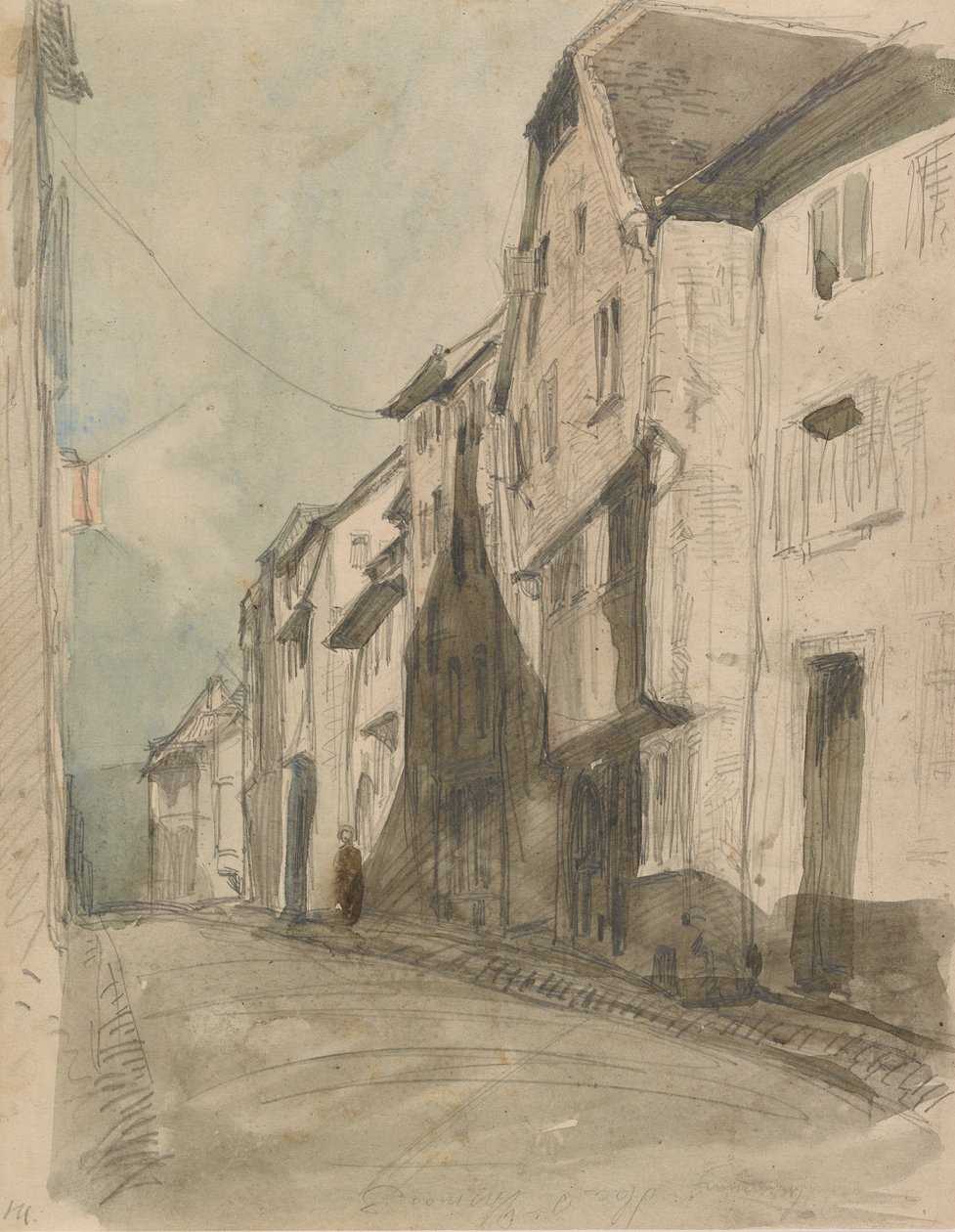 Une rue à Saverne, 1858 - James Abbott McNeill Whistler