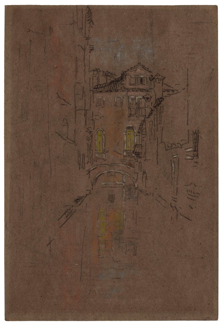 Un canal vénitien - James Abbott McNeill Whistler