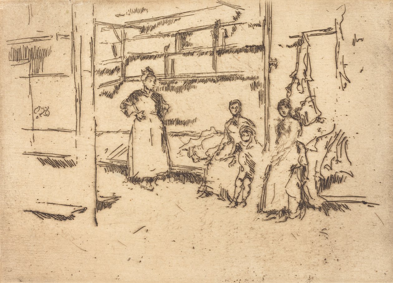 Après la vente, Hounsditch, vers 1886-1888 - James Abbott McNeill Whistler