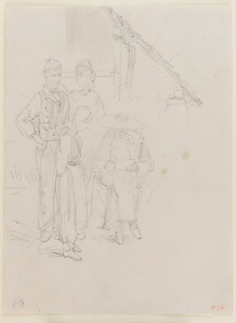 Un artiste dessinant, 1858 - James Abbott McNeill Whistler