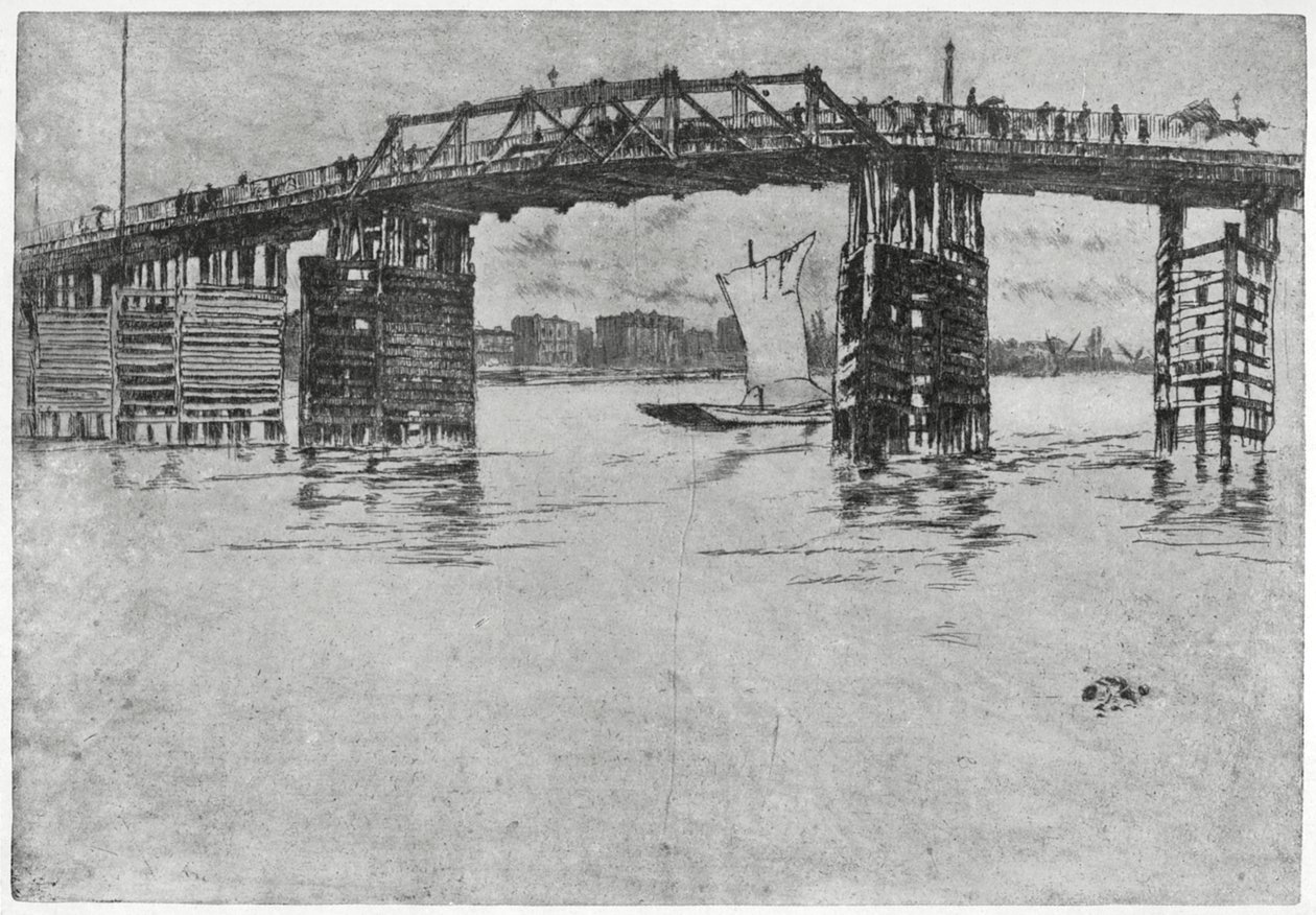 Pont de Battersea, Londres, 19e siècle, 1904 - James Abbott McNeill Whistler
