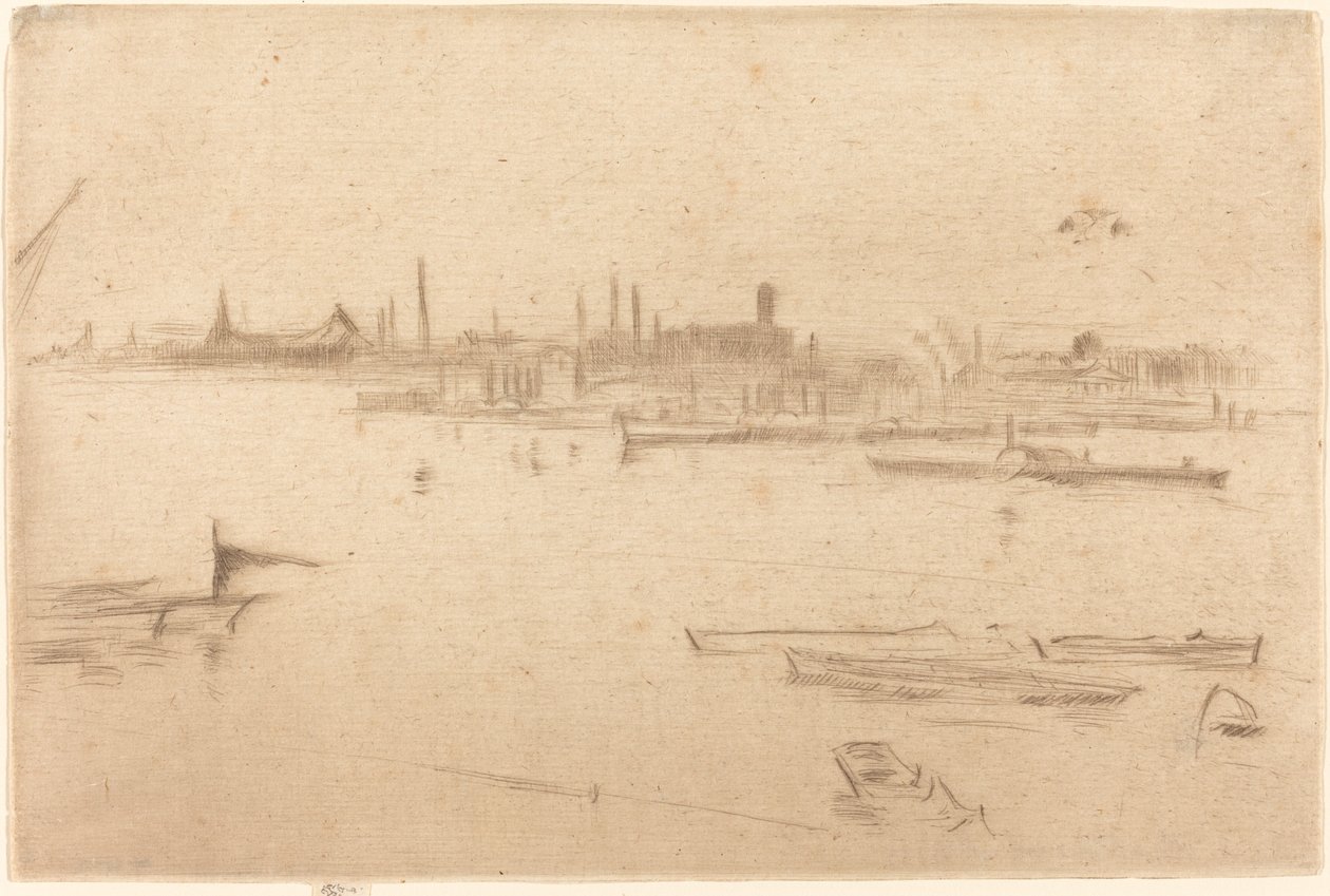 Battersea : Aube, 1875 - James Abbott McNeill Whistler