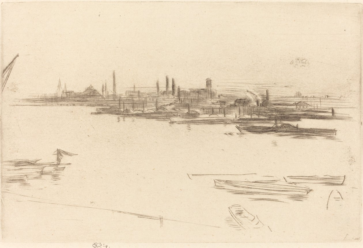 Battersea: Aube - James Abbott McNeill Whistler