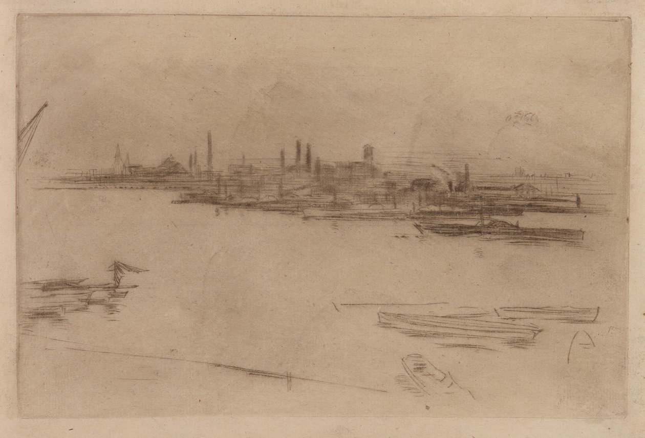 Matin à Battersea, 1875 - James Abbott McNeill Whistler