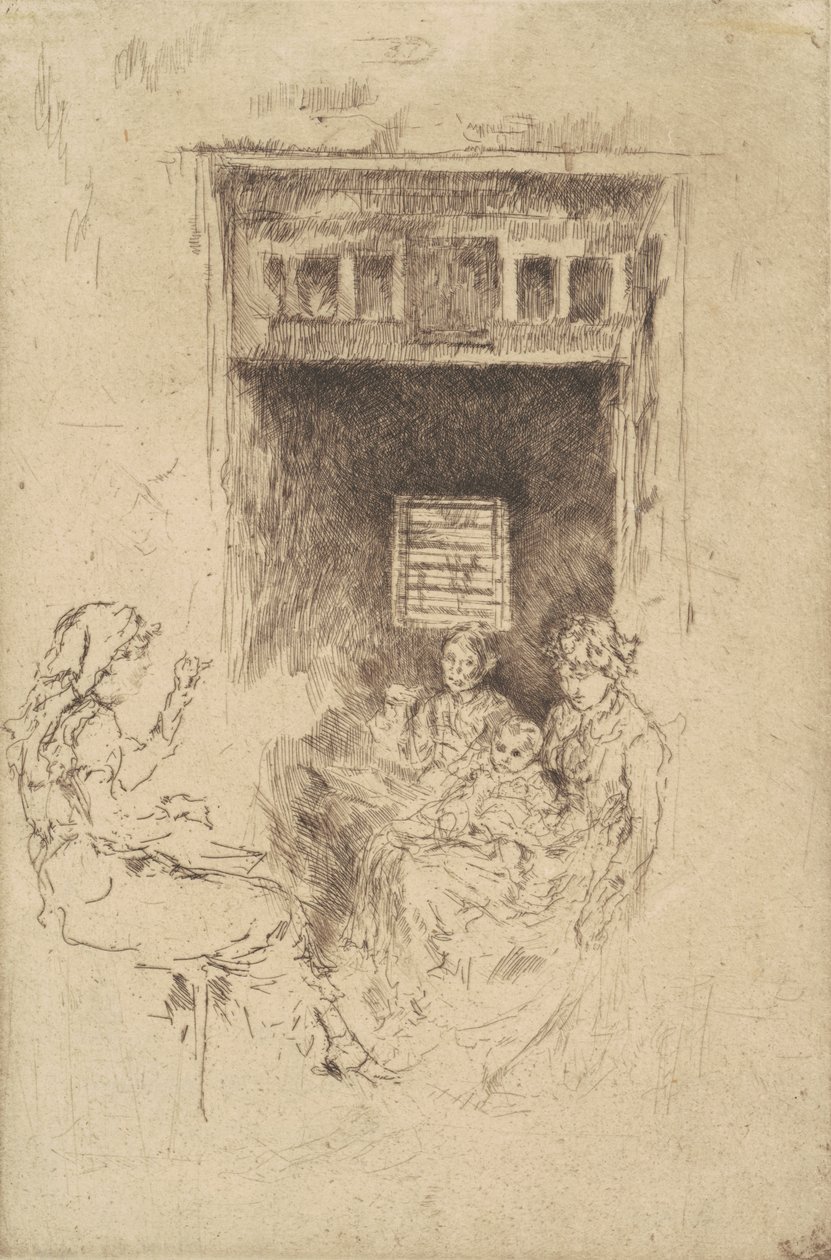 Enfileurs de Perles, 1880 - James Abbott McNeill Whistler