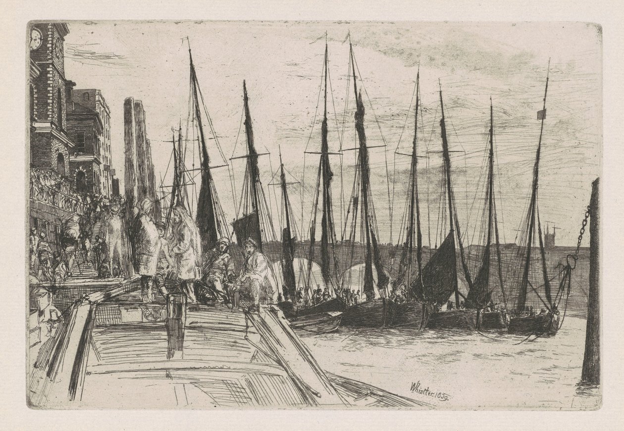 Billingsgate, 1859 - James Abbott McNeill Whistler
