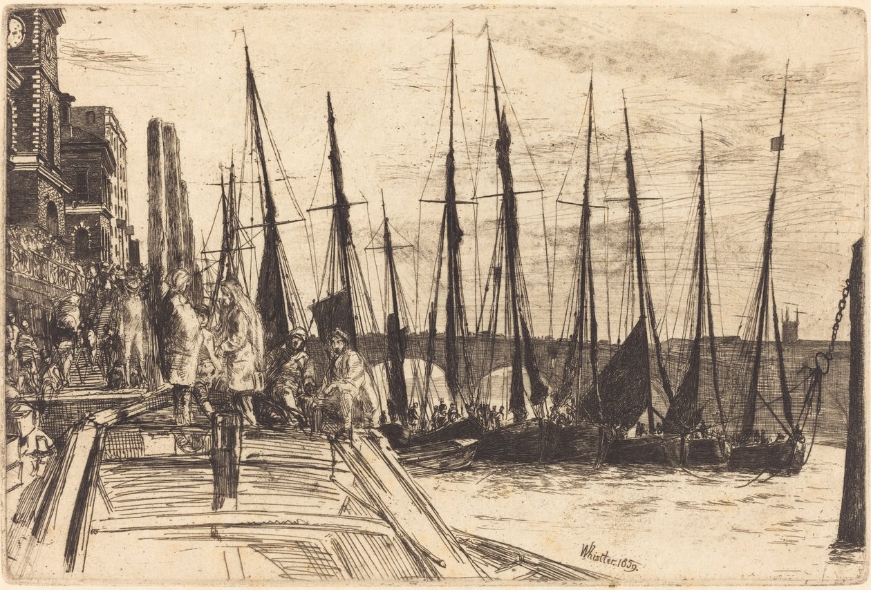 Billingsgate, 1859 - James Abbott McNeill Whistler