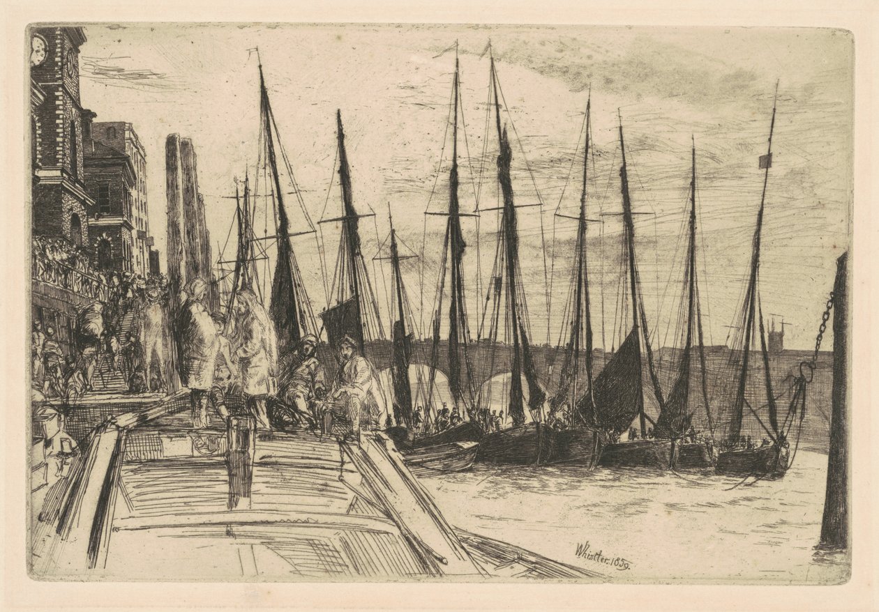 Billingsgate, 1859 - James Abbott McNeill Whistler
