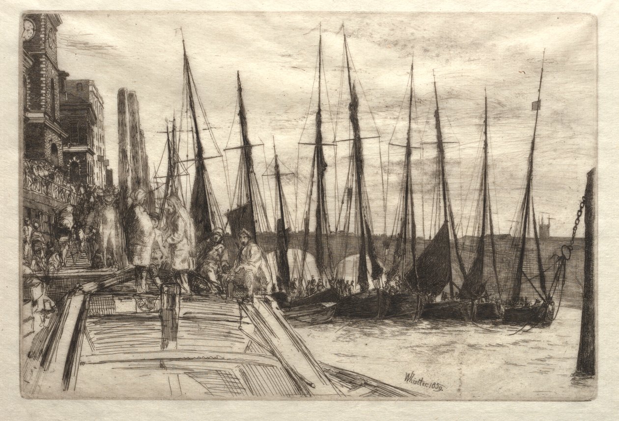 Billingsgate, 1859 - James Abbott McNeill Whistler