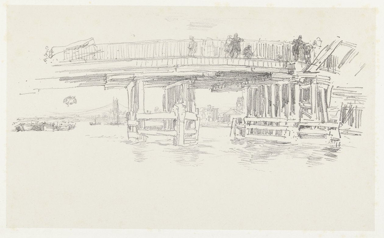 Pont sur la Tamise - James Abbott McNeill Whistler