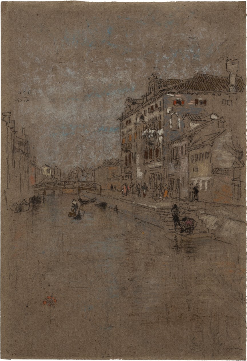 Canal à Venise (entrepôt de tabac) - James Abbott McNeill Whistler