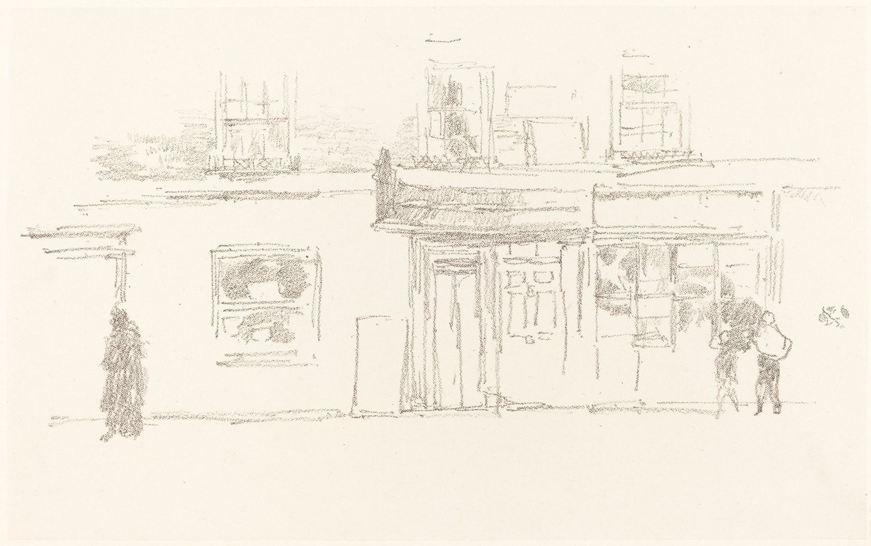 Boutiques de Chelsea, 1888 - James Abbott McNeill Whistler
