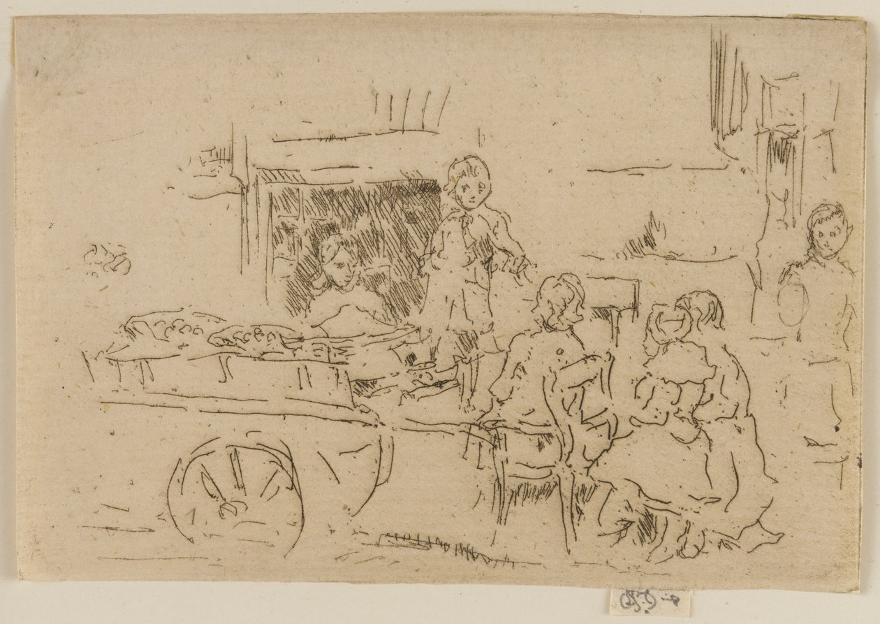 Brouette de fruits pour enfants, 1887 - James Abbott McNeill Whistler