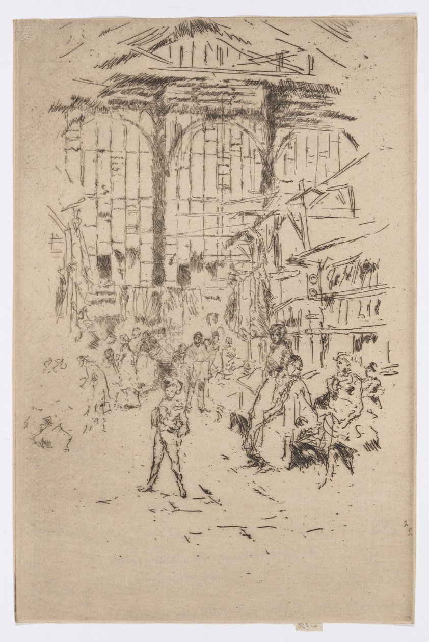 Échange de vêtements, Houndsditch, No.2, vers 1886-88 - James Abbott McNeill Whistler