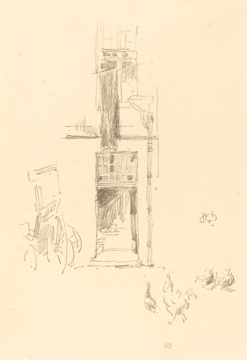 Coqs et poules, Hôtel Colbert, 1891 - James Abbott McNeill Whistler