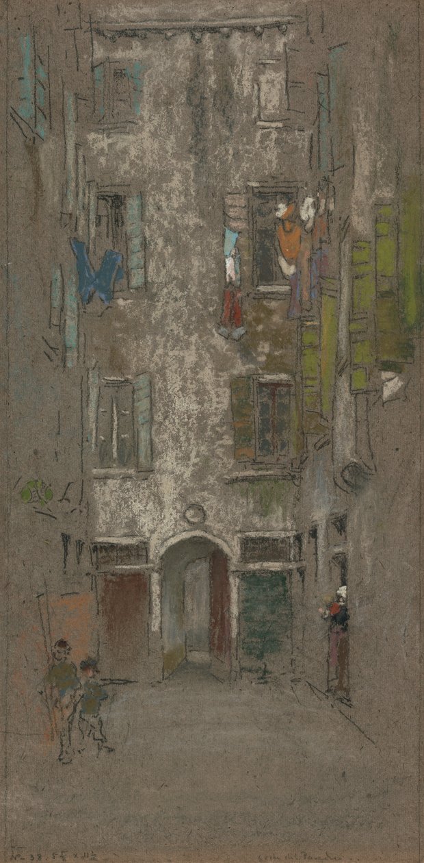 Corte del Paradiso - James Abbott McNeill Whistler