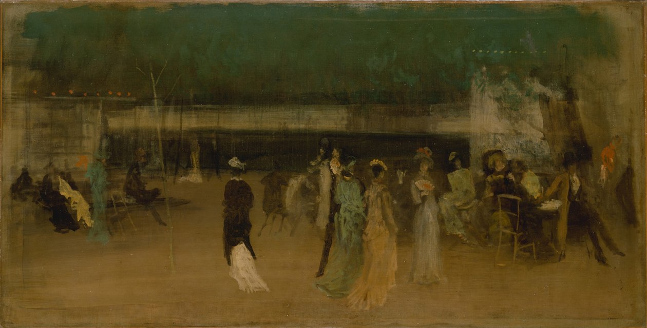 Jardins de Cremorne, n° 2, vers 1870-80 - James Abbott McNeill Whistler