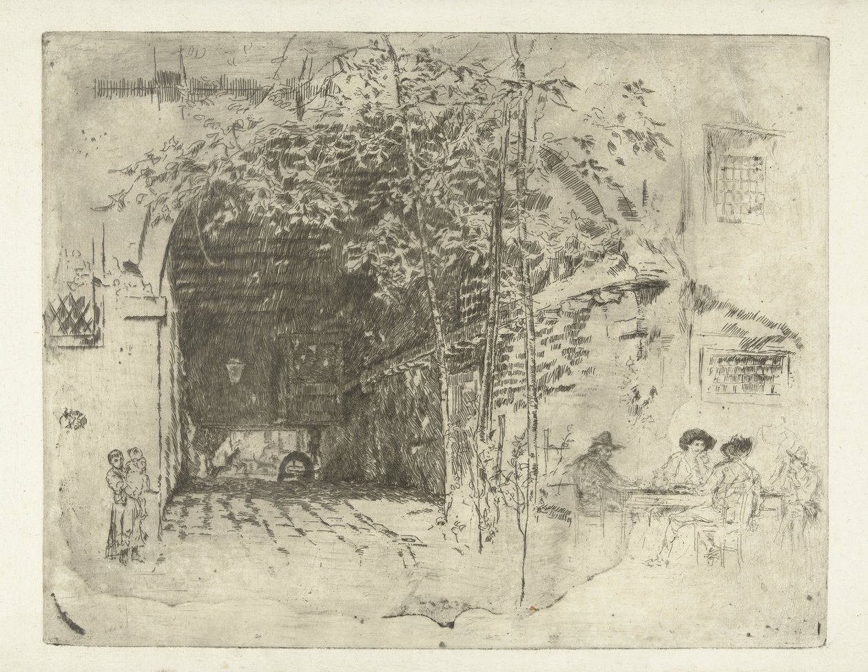 Passage sous une maison à Venise - James Abbott McNeill Whistler