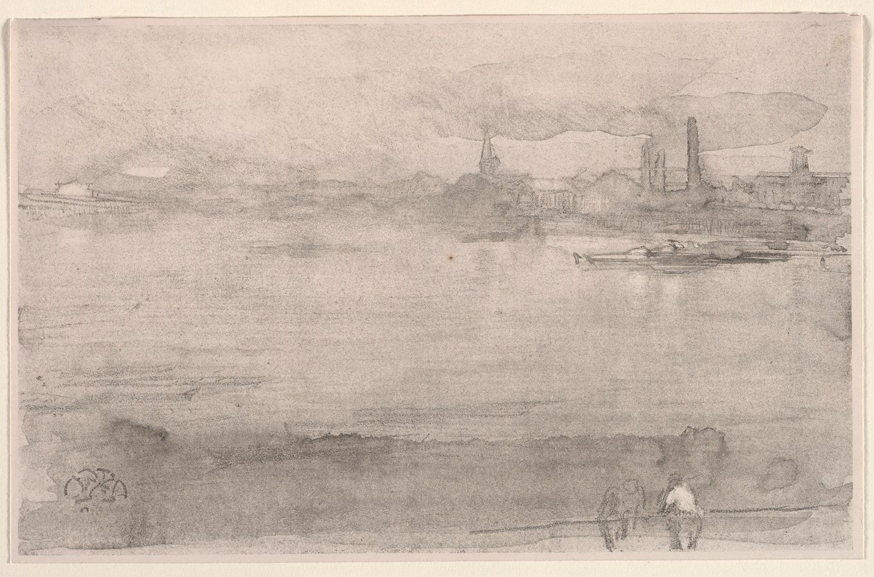 Tôt le matin : La Tamise à Battersea, Londres, 1878 - James Abbott McNeill Whistler