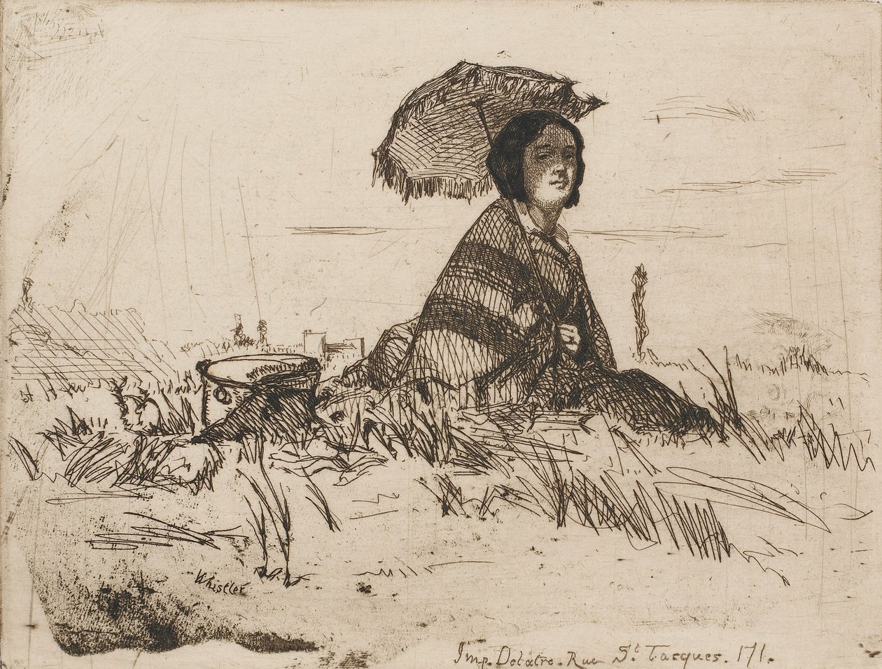 En Plein Soleil, 1858 - James Abbott McNeill Whistler