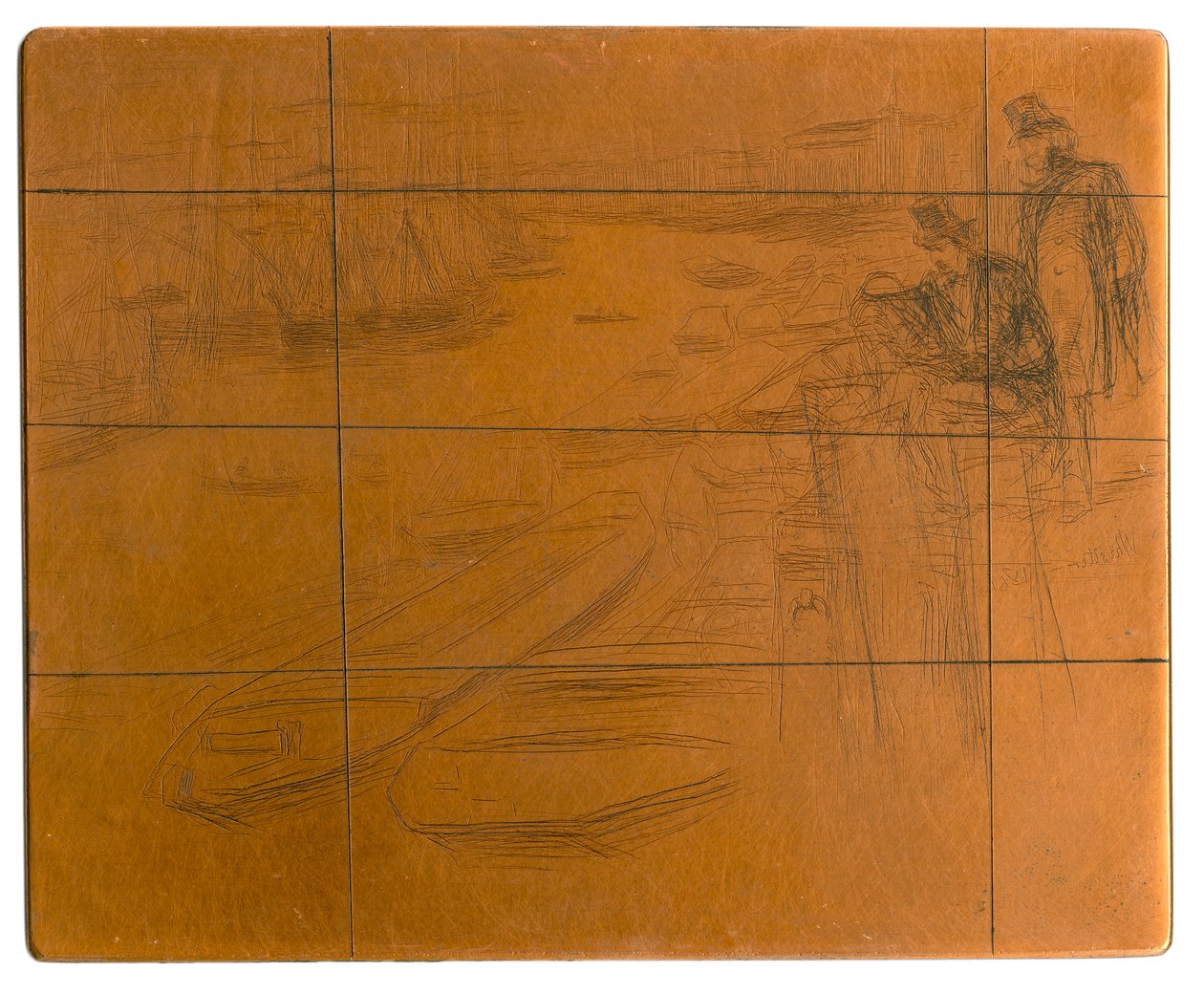 Plaque de gravure : La petite mare, 1861 - James Abbott McNeill Whistler