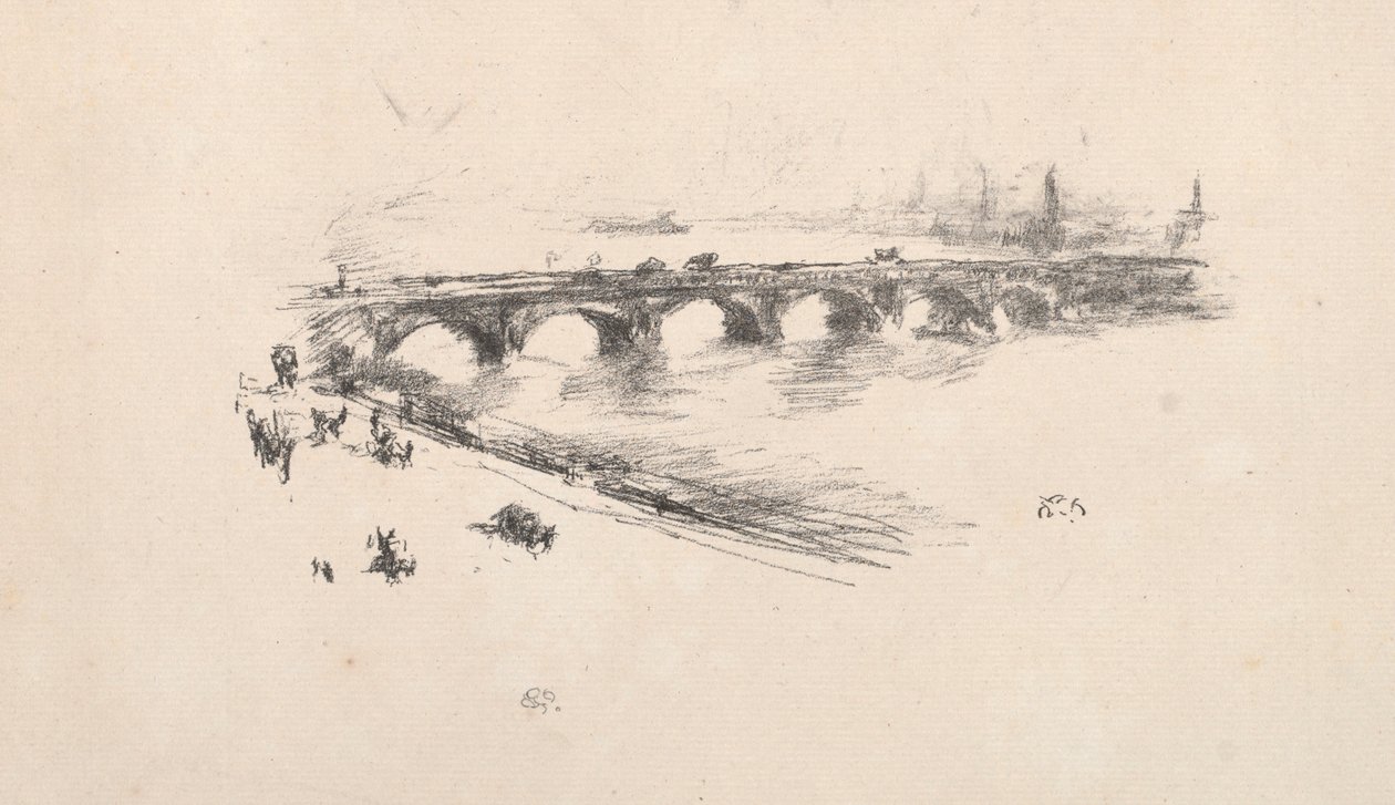 Soir, Little Waterloo Bridge, 1896 - James Abbott McNeill Whistler