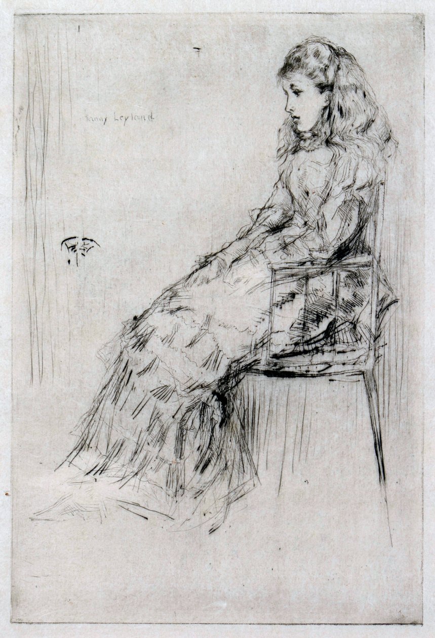 Fanny Leyland, c.1874 - James Abbott McNeill Whistler