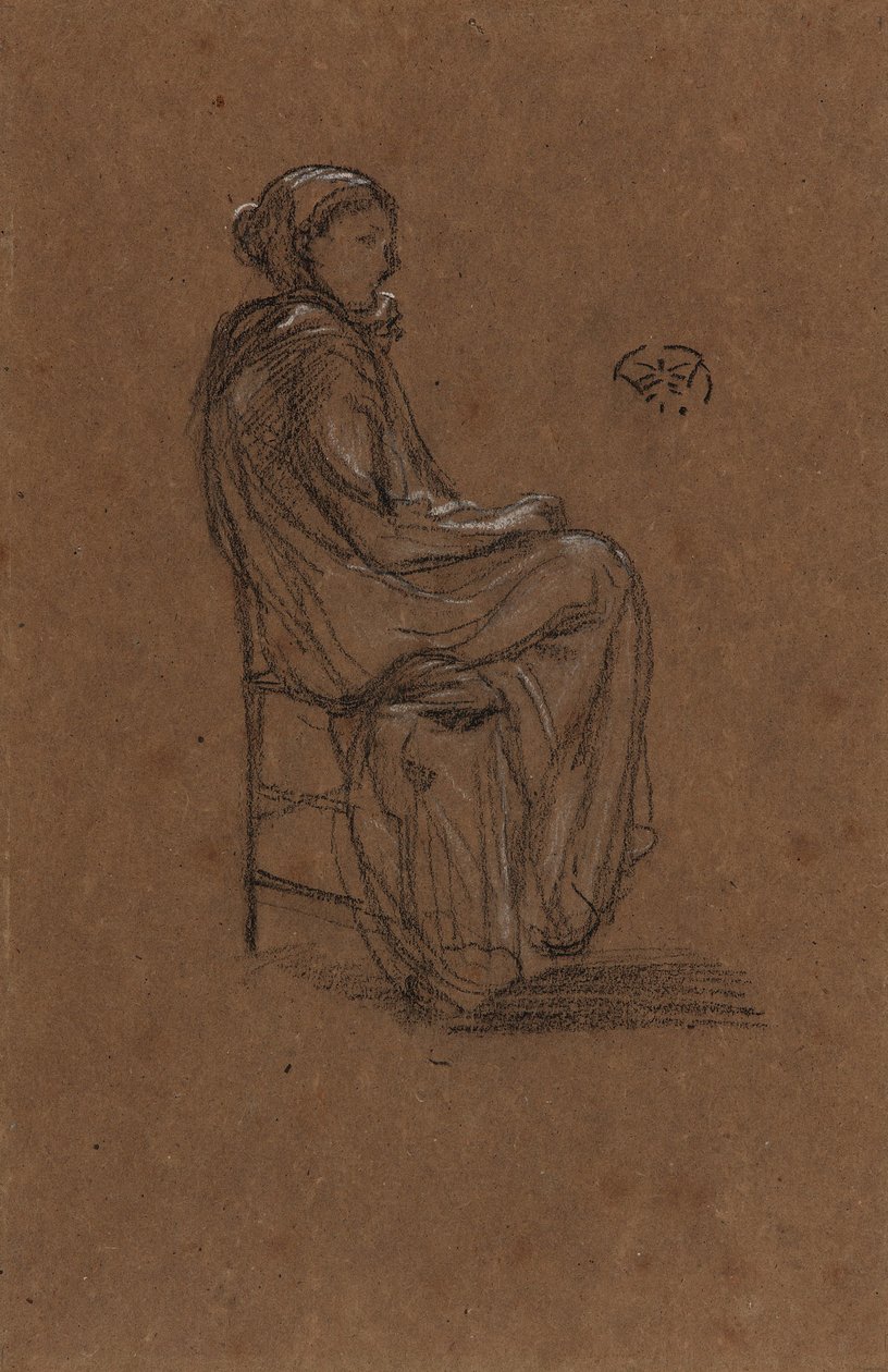 Figure féminine, assise, 1870-1873 - James Abbott McNeill Whistler