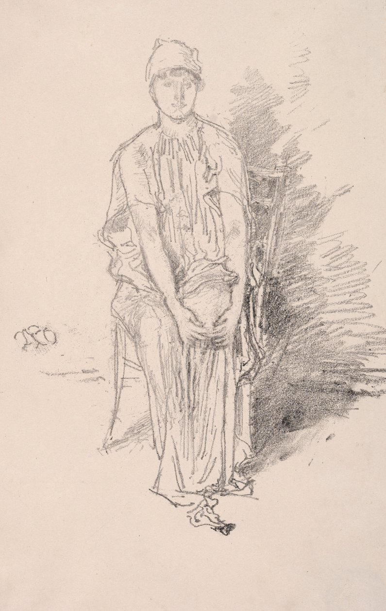 Étude de figure, 1890 - James Abbott McNeill Whistler