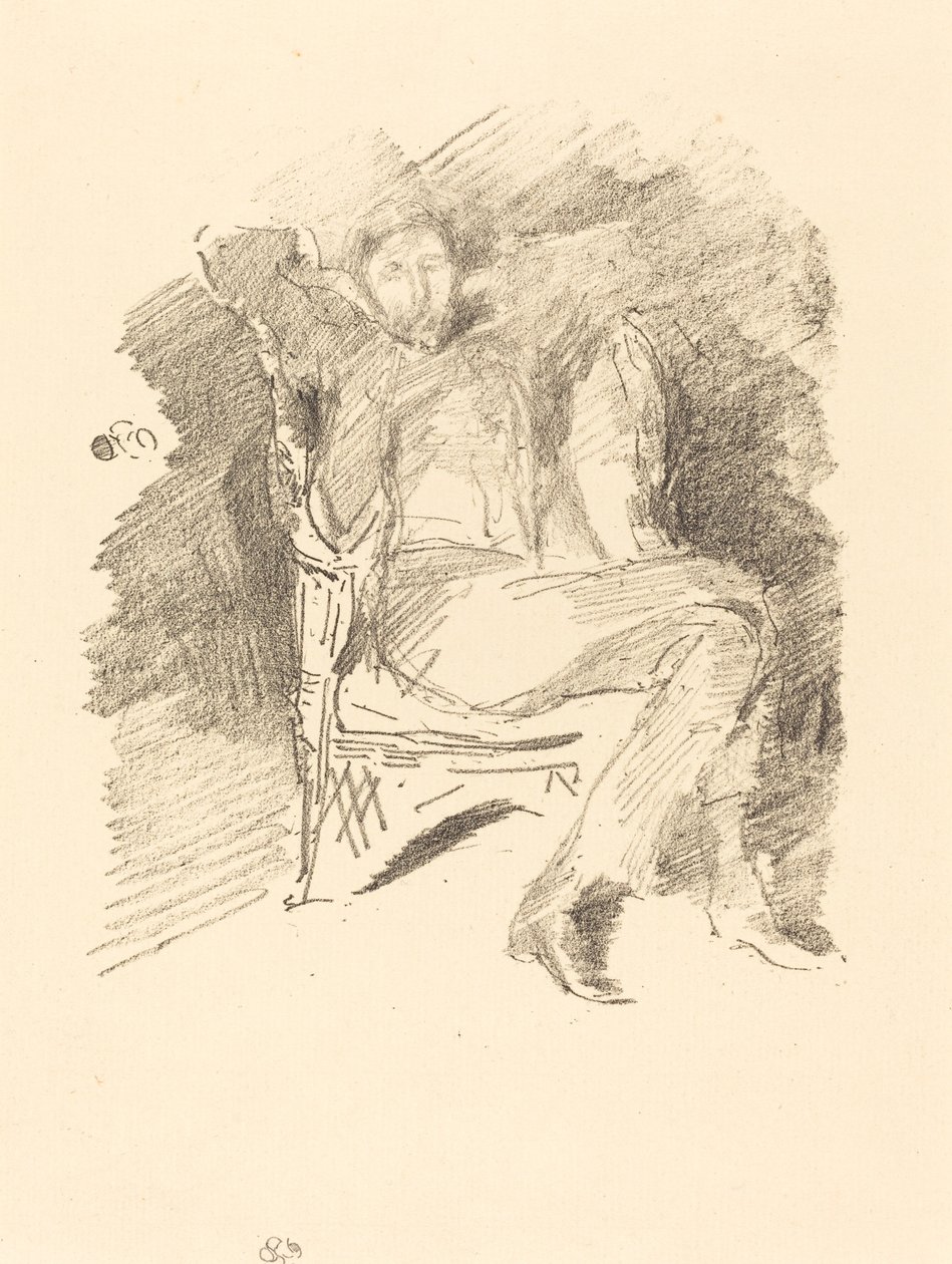 Lueur du feu : Joseph Pennell, No. 1, 1896 - James Abbott McNeill Whistler